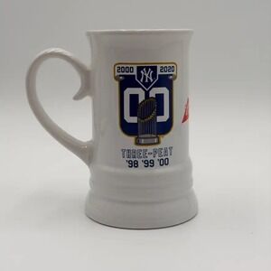 New York Yankees Budweiser‎ Three Peat 98 99 00 World Series Stein Mug Ceramic